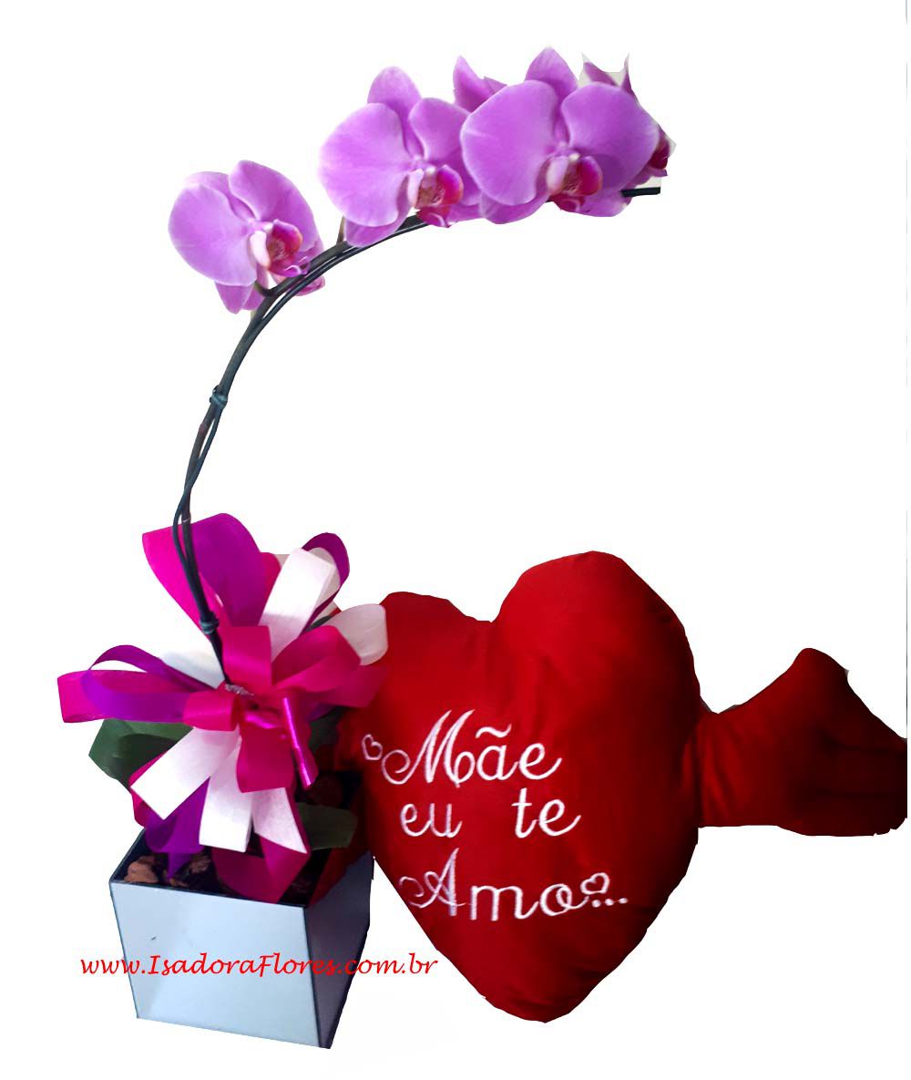 Orquídea + Coração Mãe