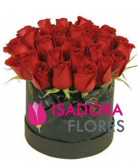 Flower Box Com Rosas Vermelhas